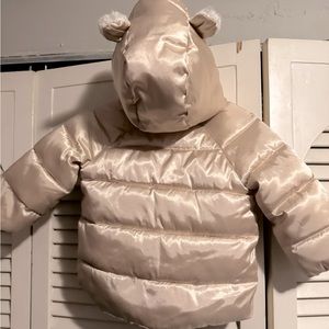 Baby Gap Fleece Bear Jacket in Gold